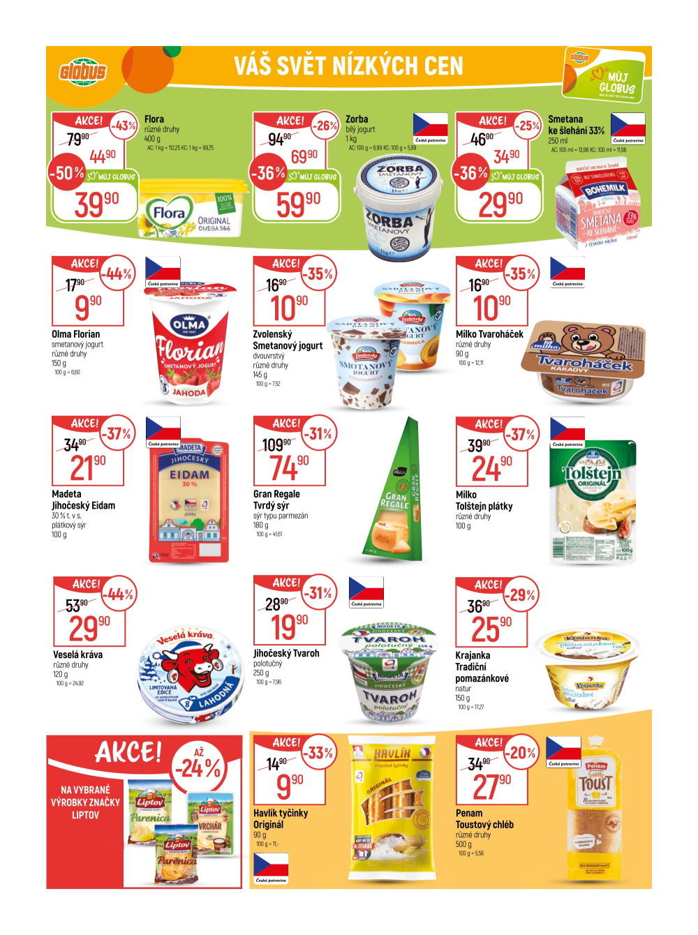 Leták Globus leták Praha - Štěrboholy - strana 16