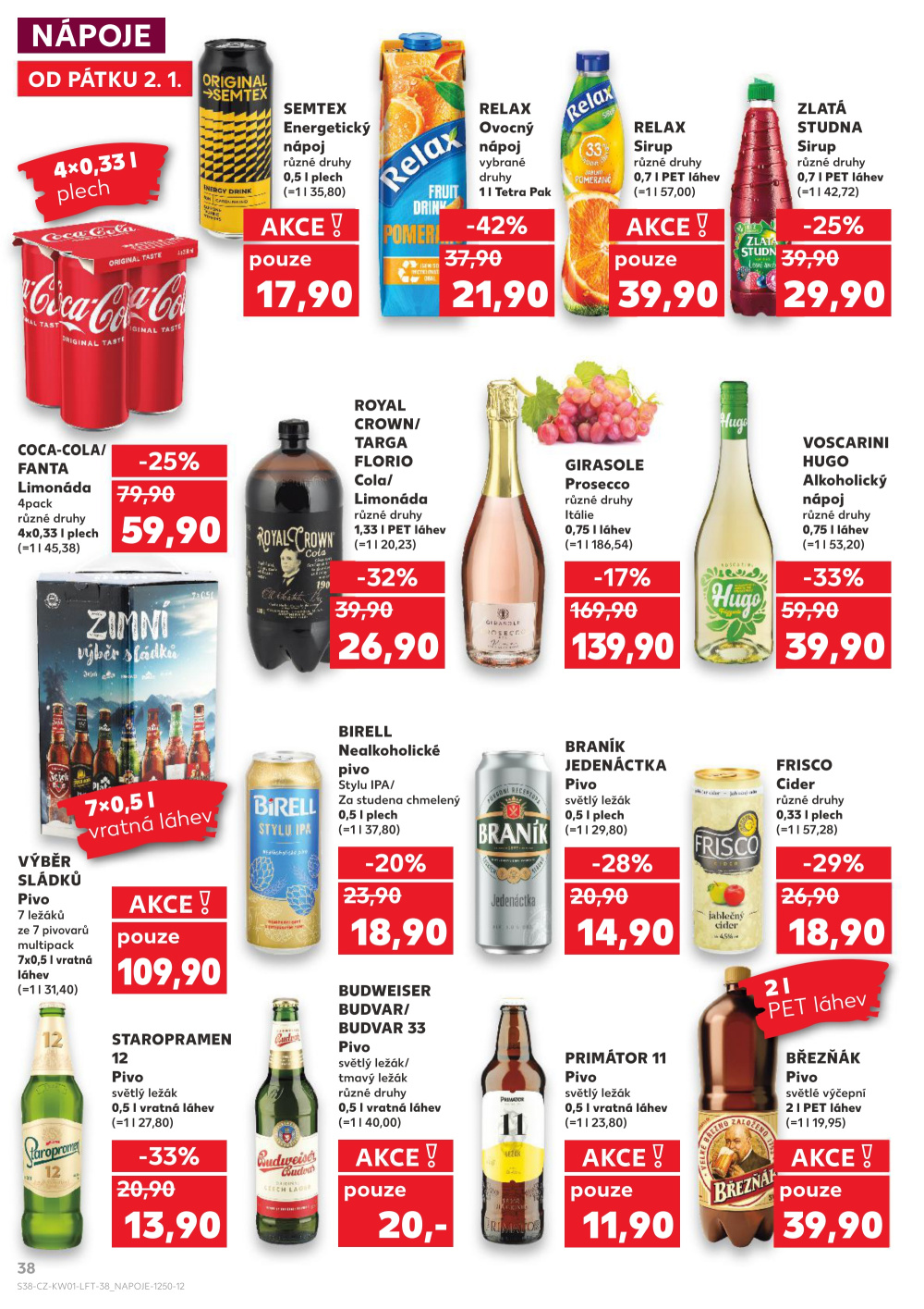 Leták Kaufland leták Poděbrady U Garáží - strana 38
