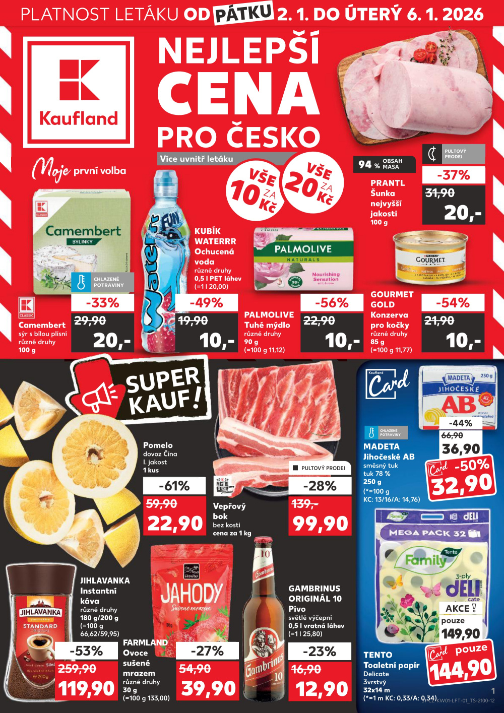 Leták Kaufland leták Opava - Kateřinky - strana 1