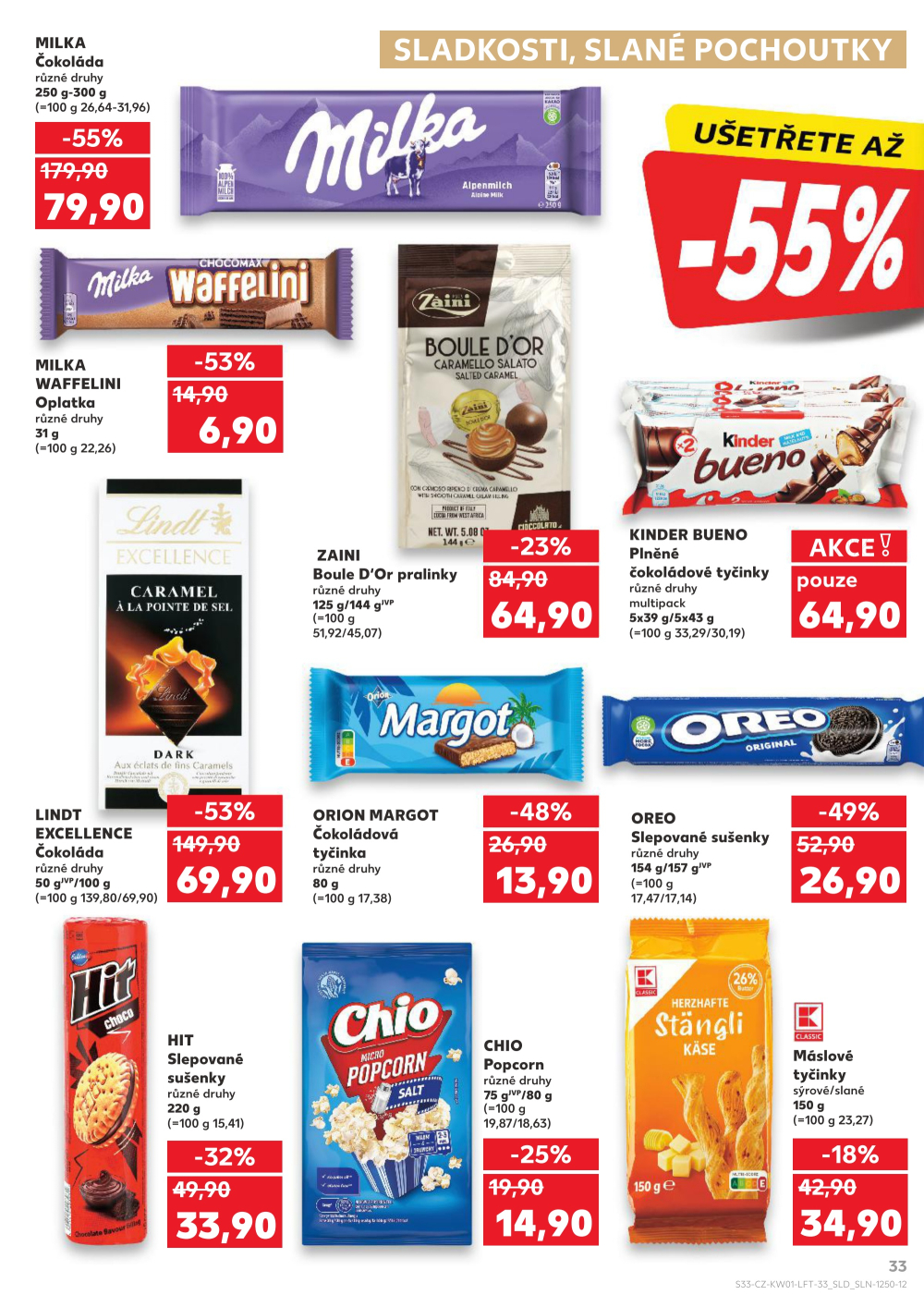 Leták Kaufland leták Praha 4 - Michle - strana 33