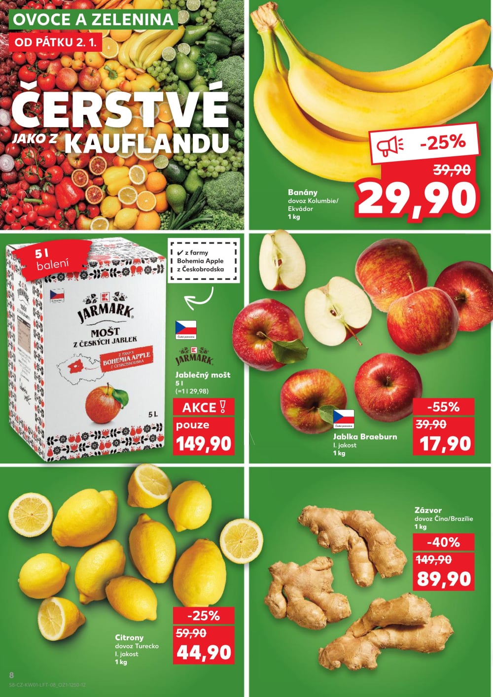 Leták Kaufland leták Praha 4 - Michle - strana 8