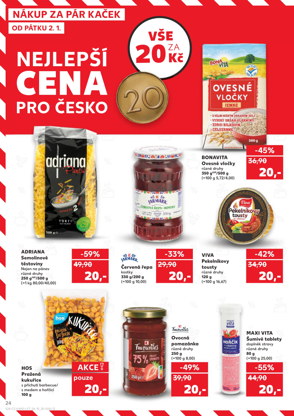 Leták Kaufland leták Přerov - Lýsky - strana 24