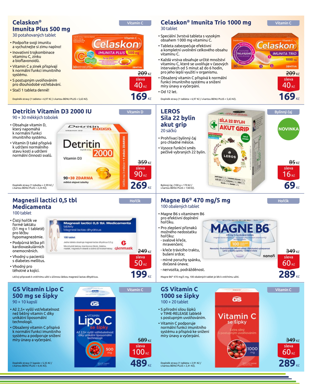 Leták BENU Lékárna leták - strana 12