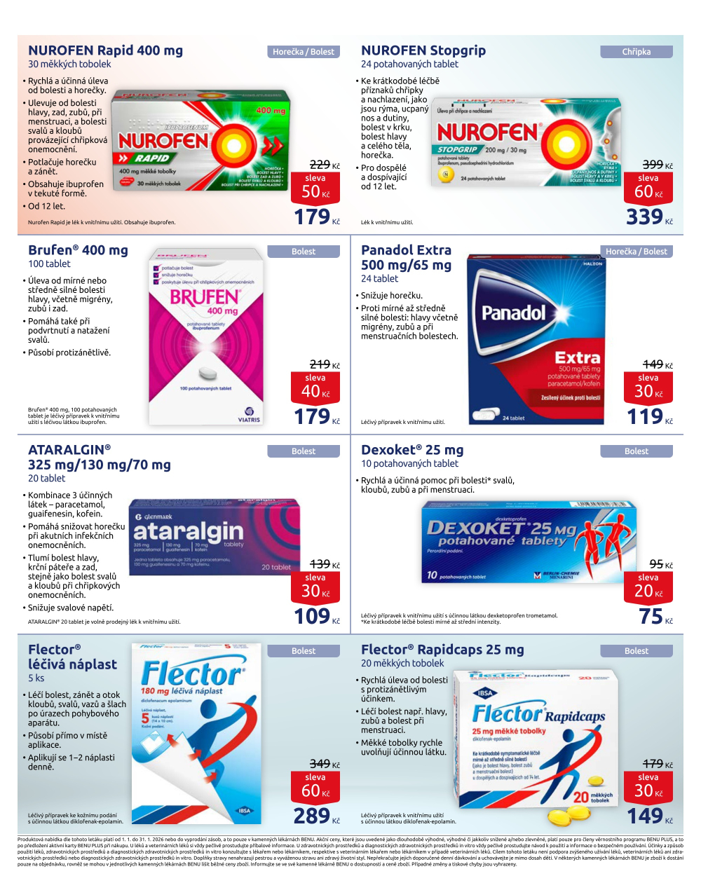 Leták BENU Lékárna leták - strana 17