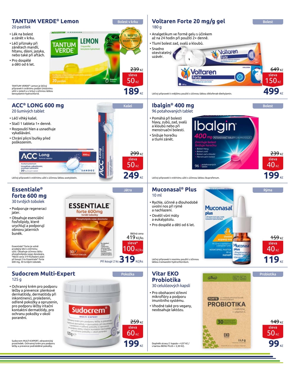 Leták BENU Lékárna leták - strana 3