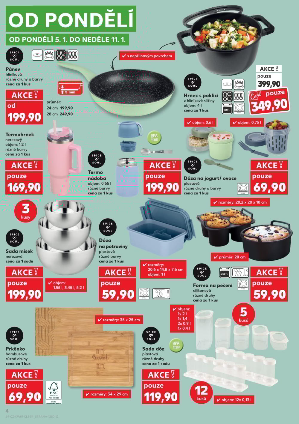 Leták Kaufland leták - Spotřební zboží - strana 4