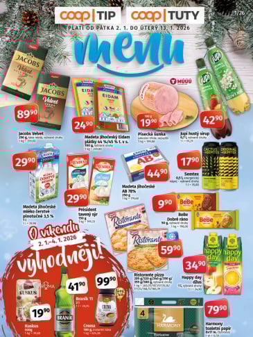 COOP leták - TIP a TUTY Menu