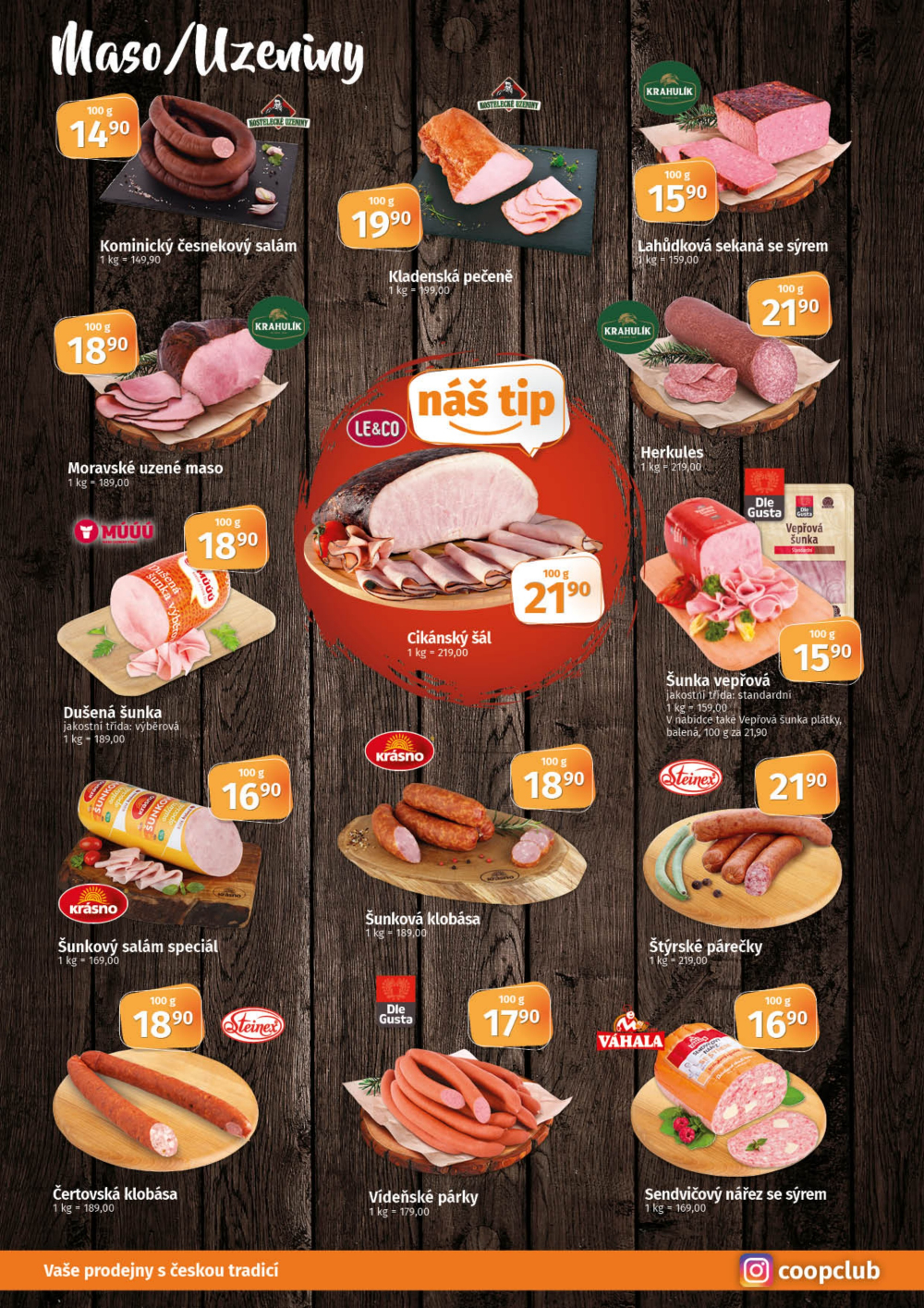 Leták COOP leták - TIP a TUTY Menu - strana 2