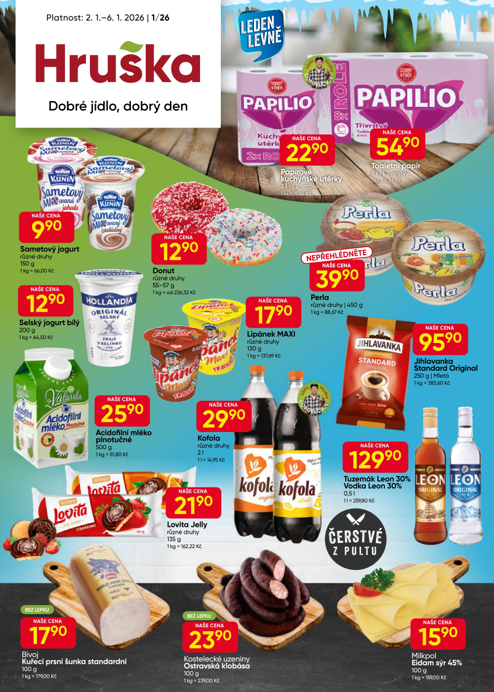 Leták Hruška leták - strana 1