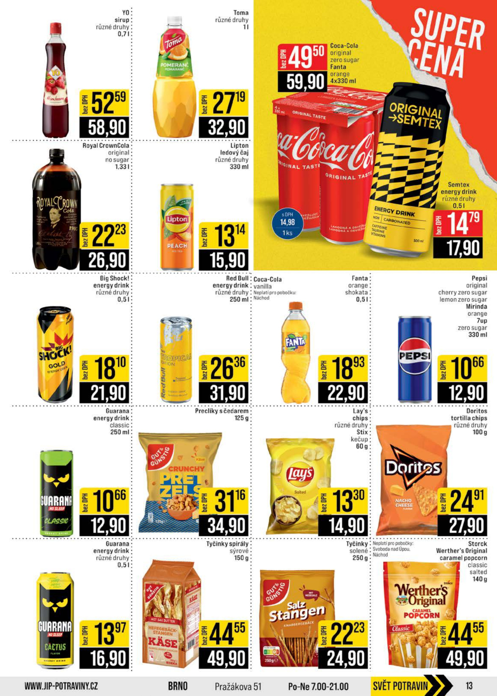 Leták JIP leták CC Cash & Carry - České Budějovice, Most, Náchod, Svoboda nad Úpou, Sušice - strana 13