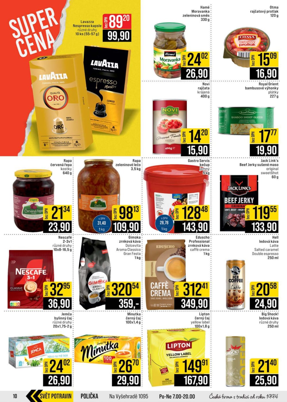 Leták JIP leták CC Cash & Carry - Brno, Ostrava, Praha, Polička, Olomouc, Karlovy Vary, Zlín, Jilemnice, Pardubice - strana 10