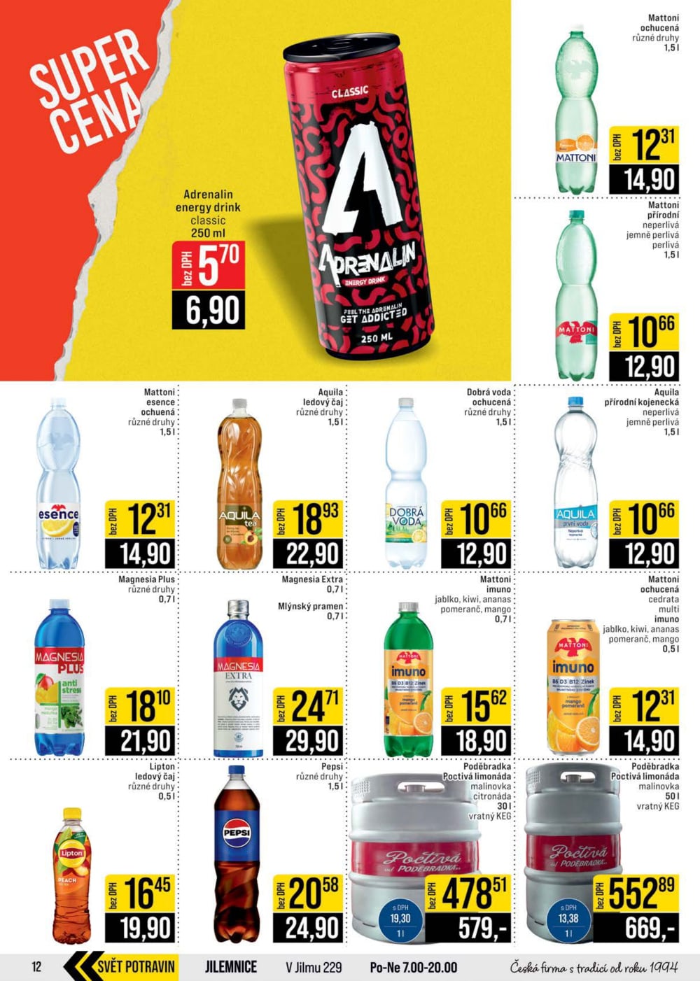 Leták JIP leták CC Cash & Carry - Brno, Ostrava, Praha, Polička, Olomouc, Karlovy Vary, Zlín, Jilemnice, Pardubice - strana 12