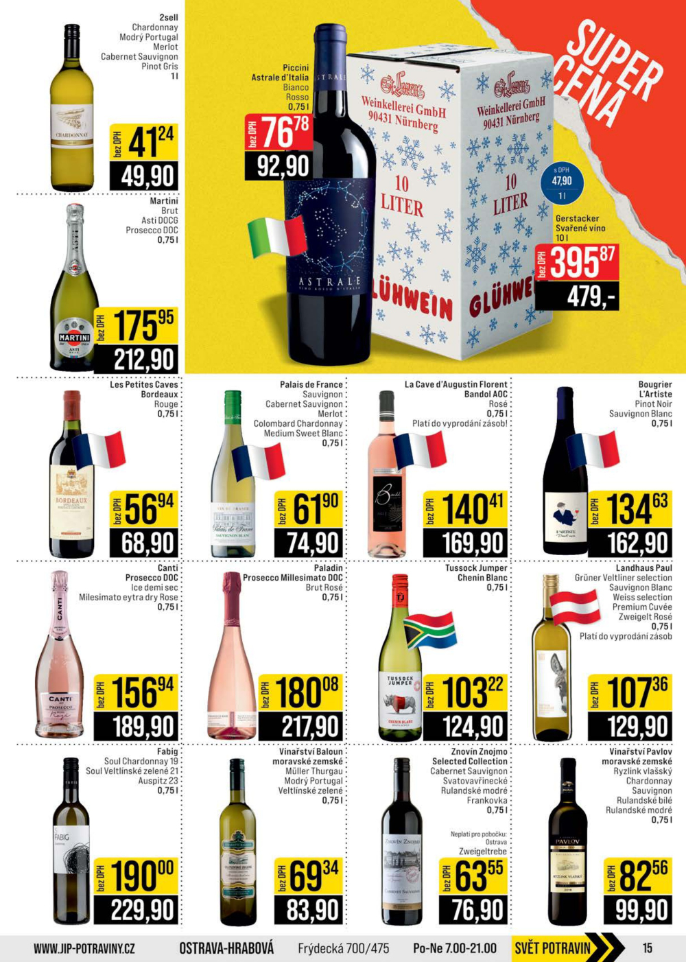 Leták JIP leták CC Cash & Carry - Brno, Ostrava, Praha, Polička, Olomouc, Karlovy Vary, Zlín, Jilemnice, Pardubice - strana 15