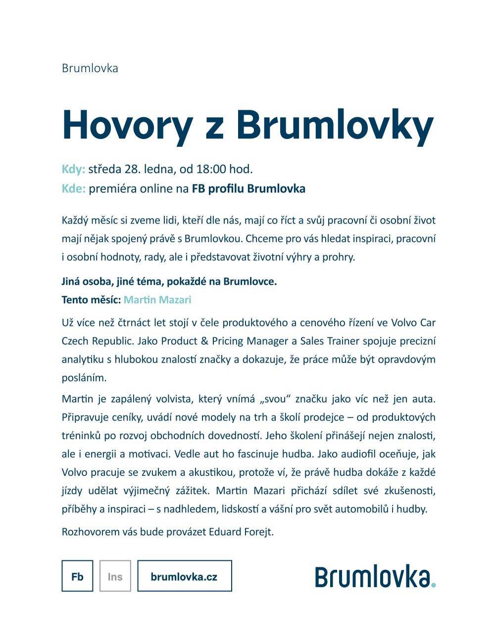 Leták eBrumlovka magazín - strana 19