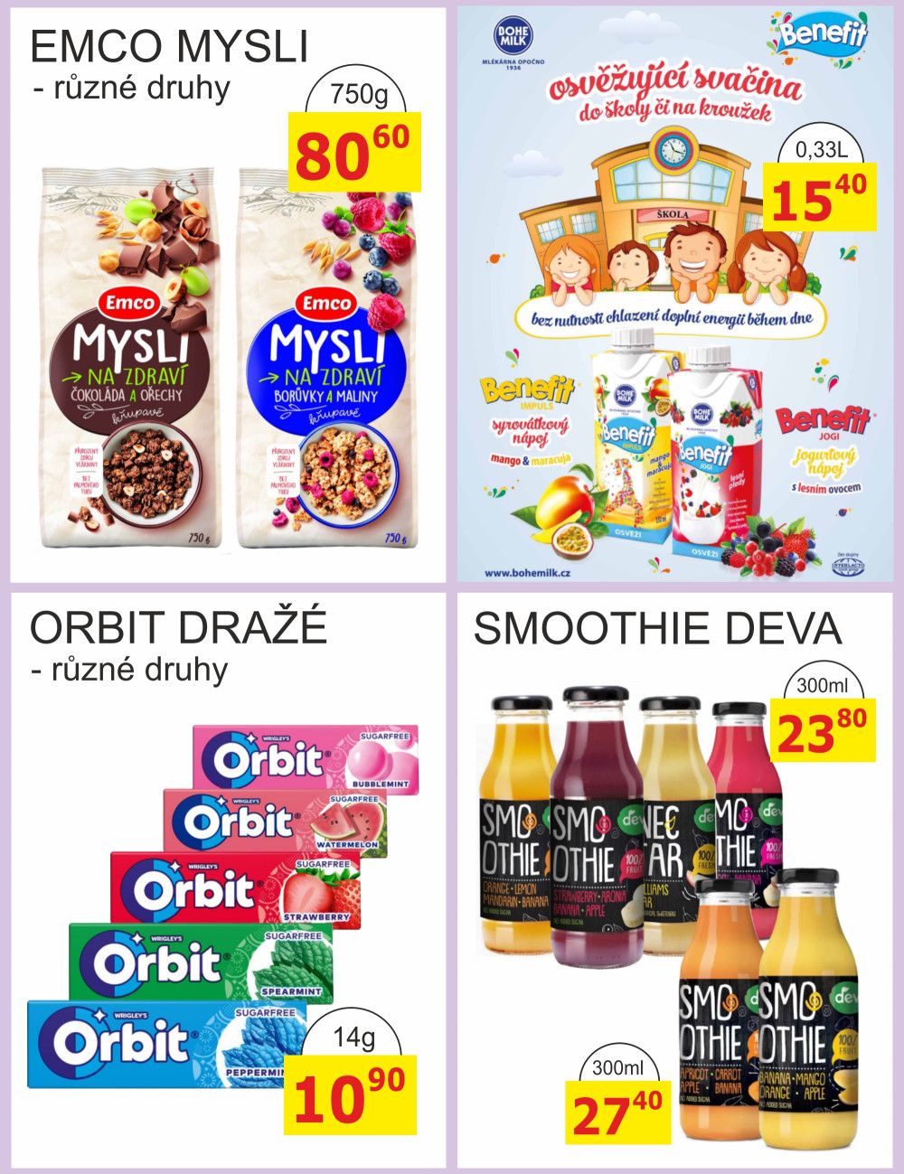 Leták BENE NÁPOJE leták - strana 18