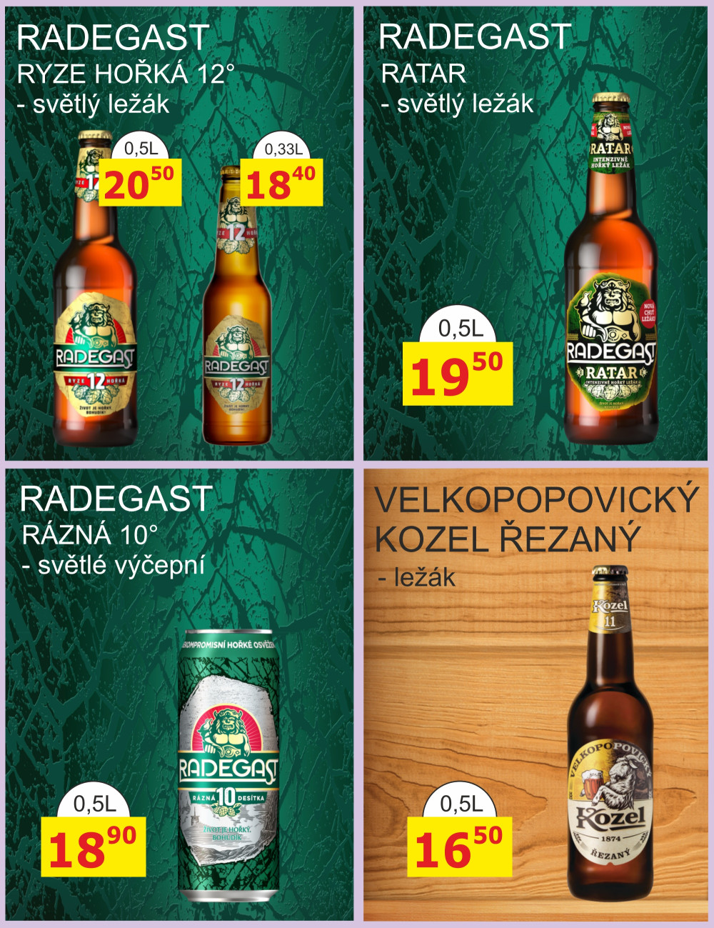 Leták BENE NÁPOJE leták - strana 25