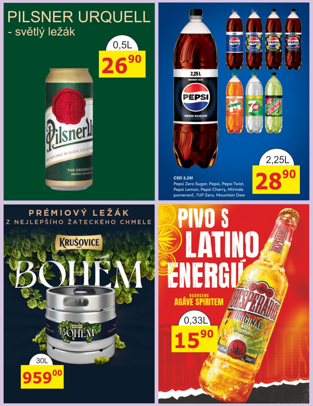 Leták BENE NÁPOJE leták - strana 2