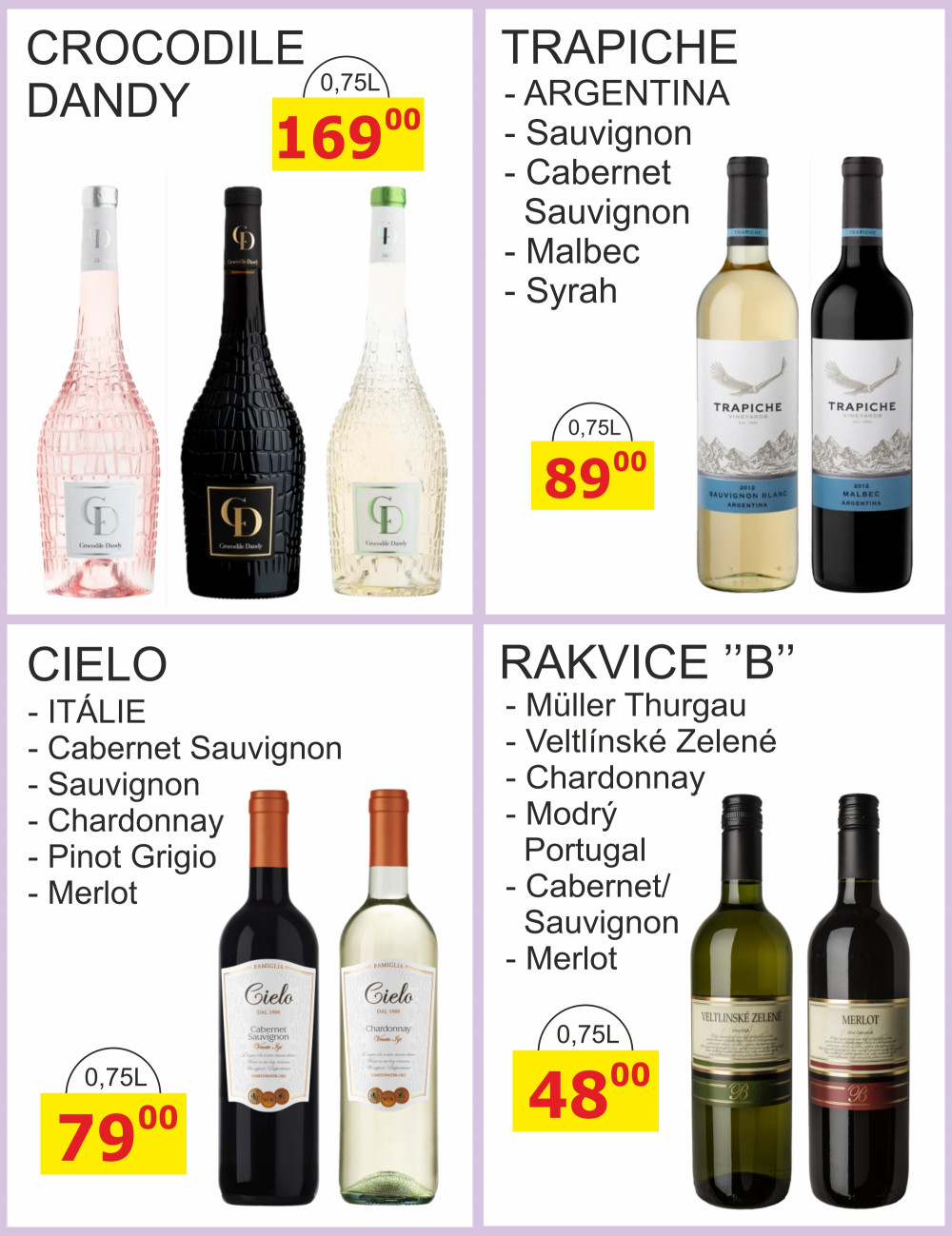 Leták BENE NÁPOJE leták - strana 57