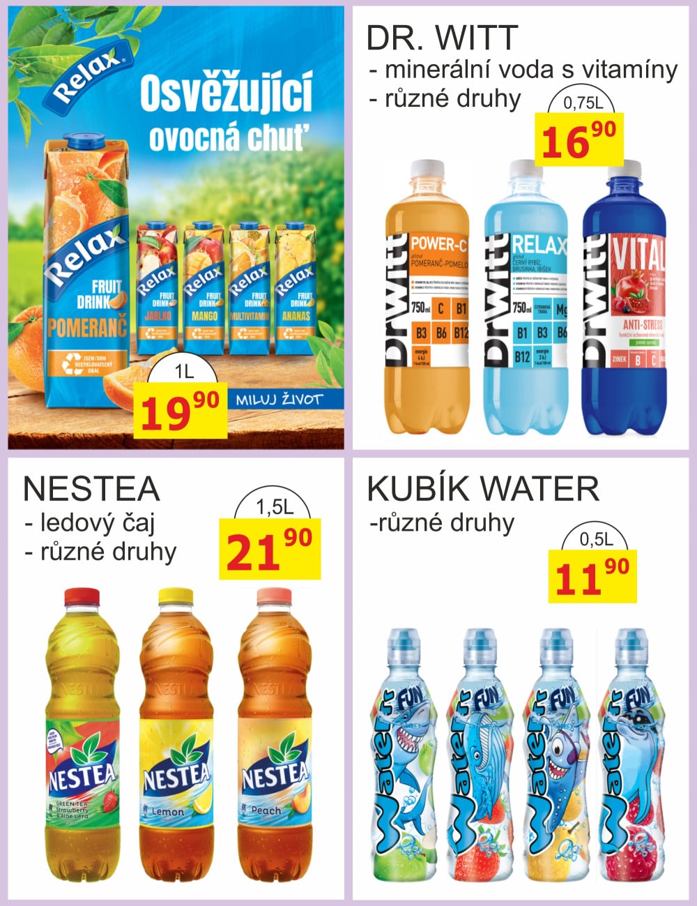 Leták BENE NÁPOJE leták - strana 8