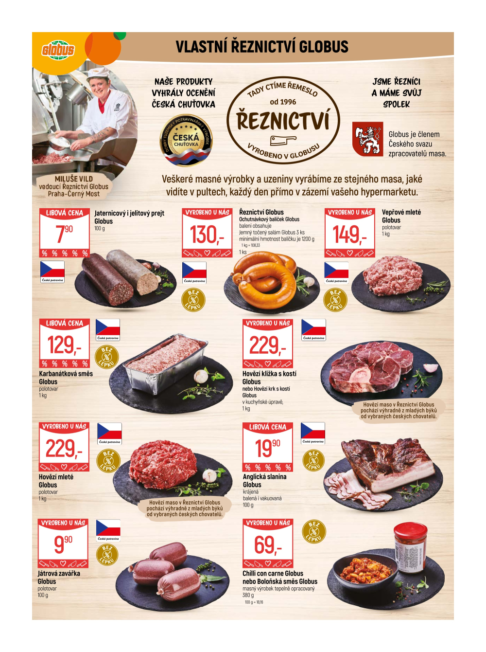 Leták Globus leták Praha - Černý Most - strana 5