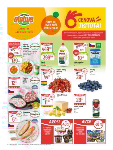 Globus leták Chomutov