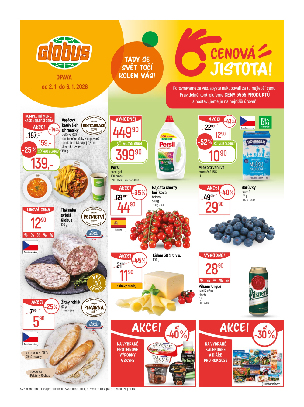 Leták Globus leták Opava - strana 1