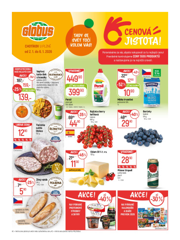 Globus leták Chotikov (Plzeň)