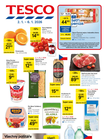 Tesco hypermarket leták