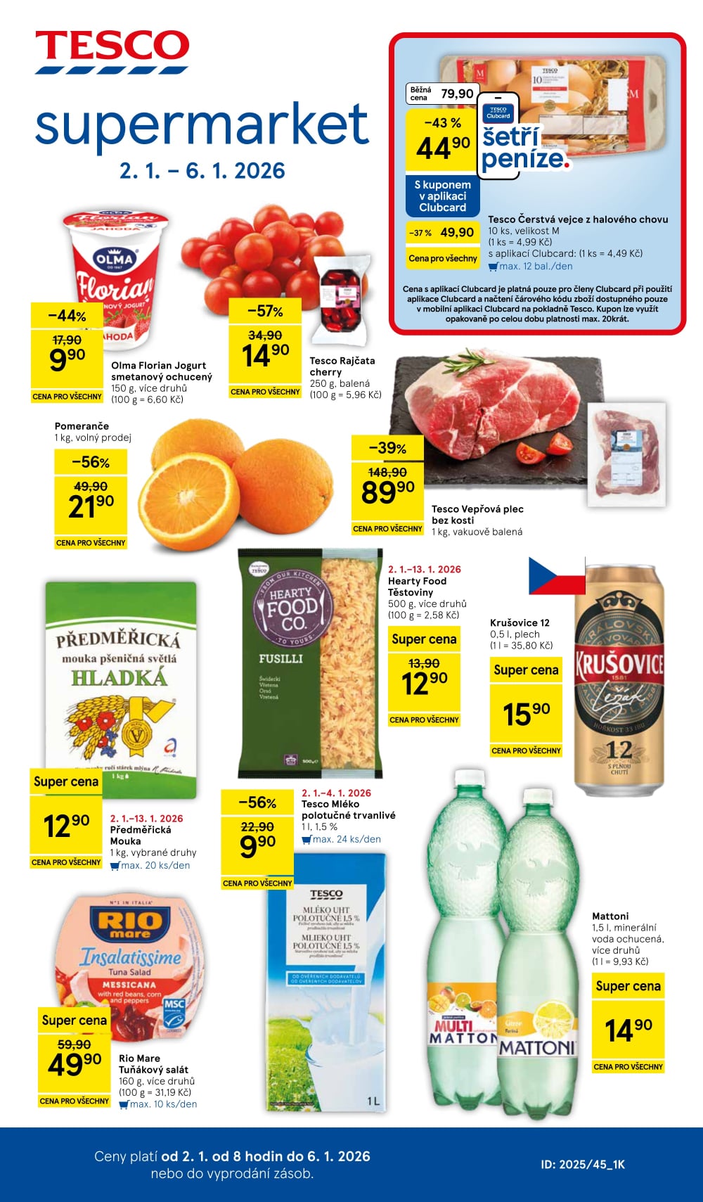 Leták Tesco supermarket leták - strana 1