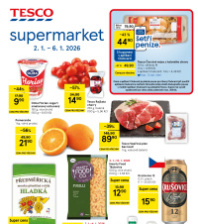 Akční leták Tesco supermarket 