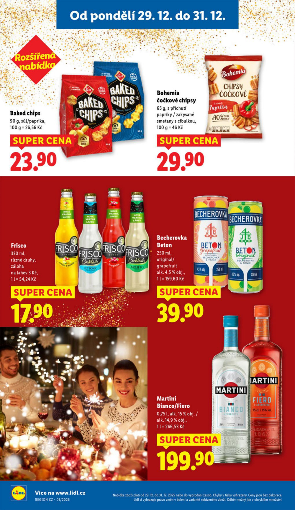 Leták Lidl leták od pondělí - Párty & Silvestr - strana 22