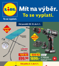 Akční leták Lidl  - Nabídka spotřebního zboží