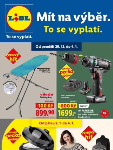 Lidl leták - Nabídka spotřebního zboží