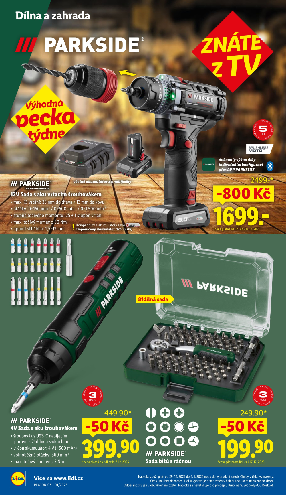 Leták Lidl leták - Nabídka spotřebního zboží - strana 4