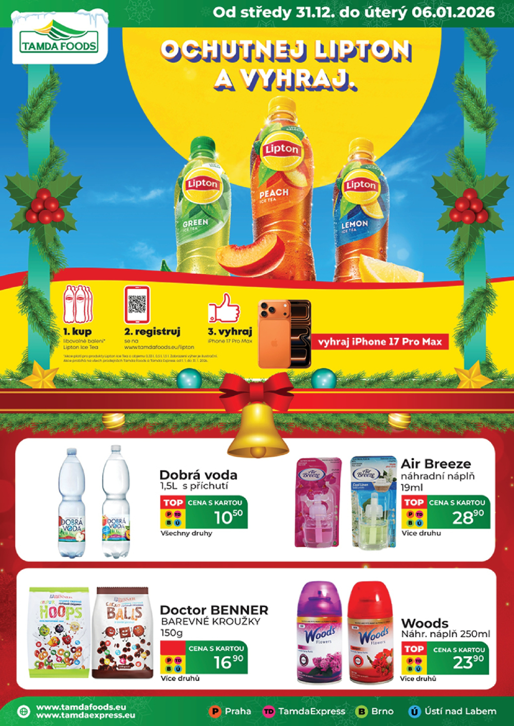 Leták TAMDA FOODS leták - strana 1