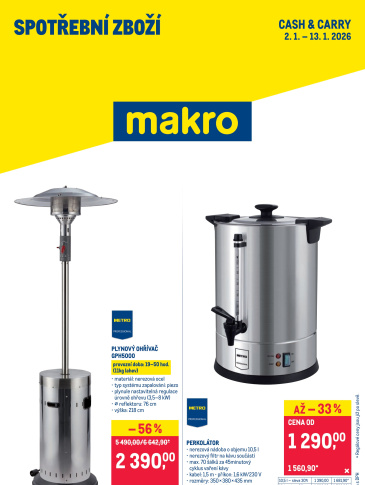 Makro leták - Spotřební zboží