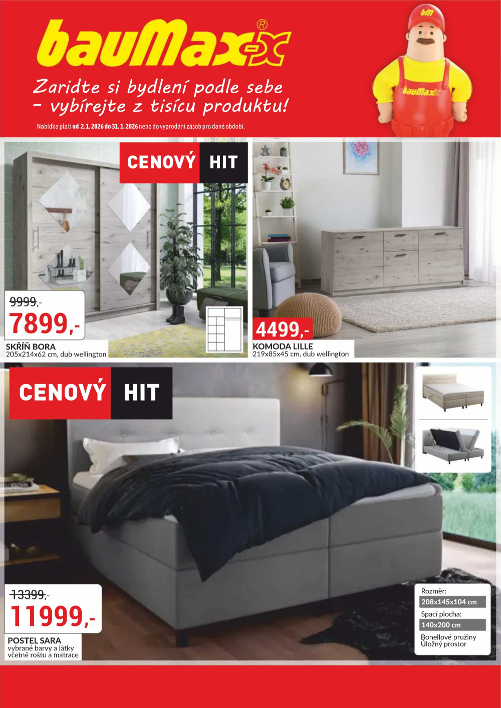 Leták bauMax leták - Zařiďte si bydlení podle sebe - strana 1