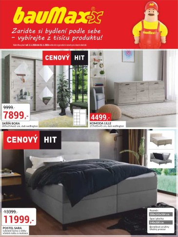 bauMax leták - Zařiďte si bydlení podle sebe