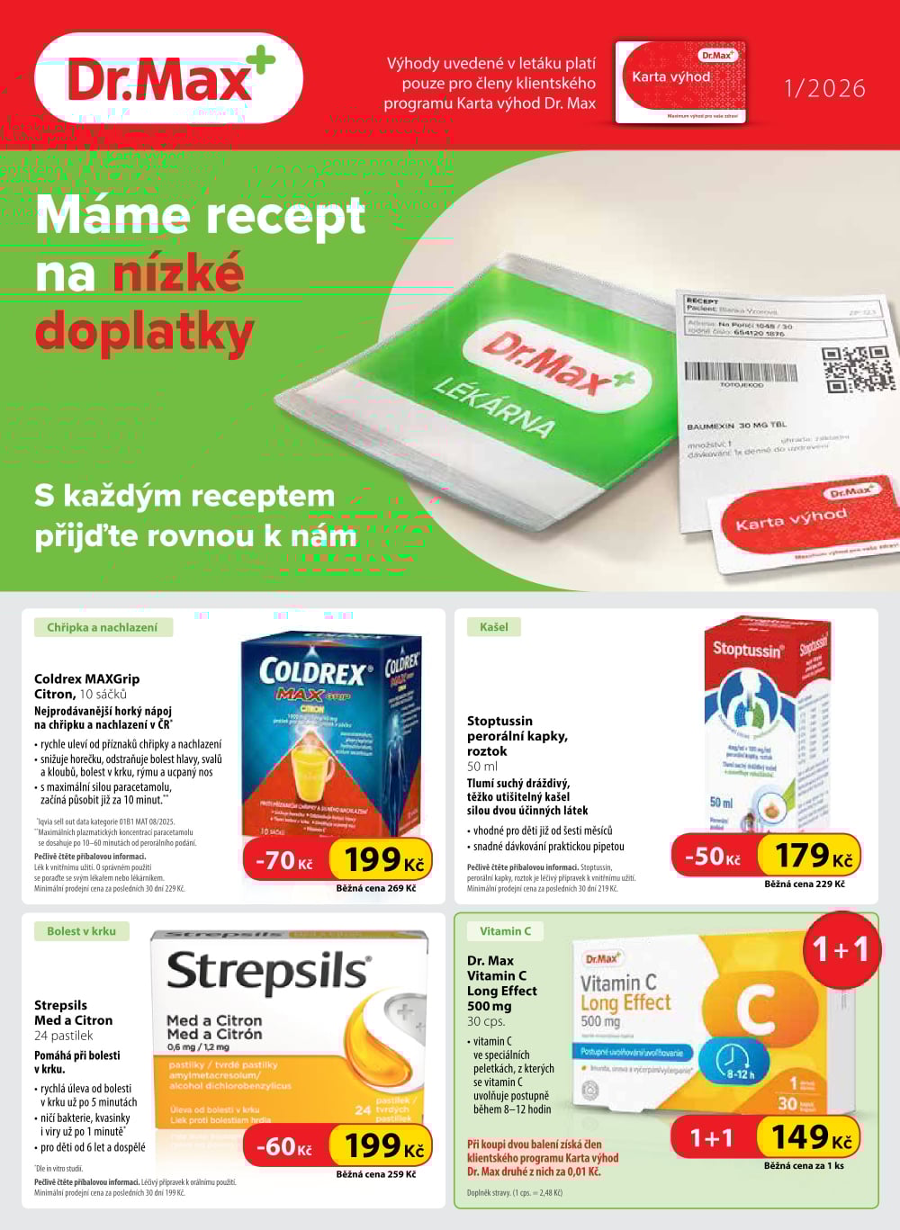 Leták Dr. Max leták - strana 1