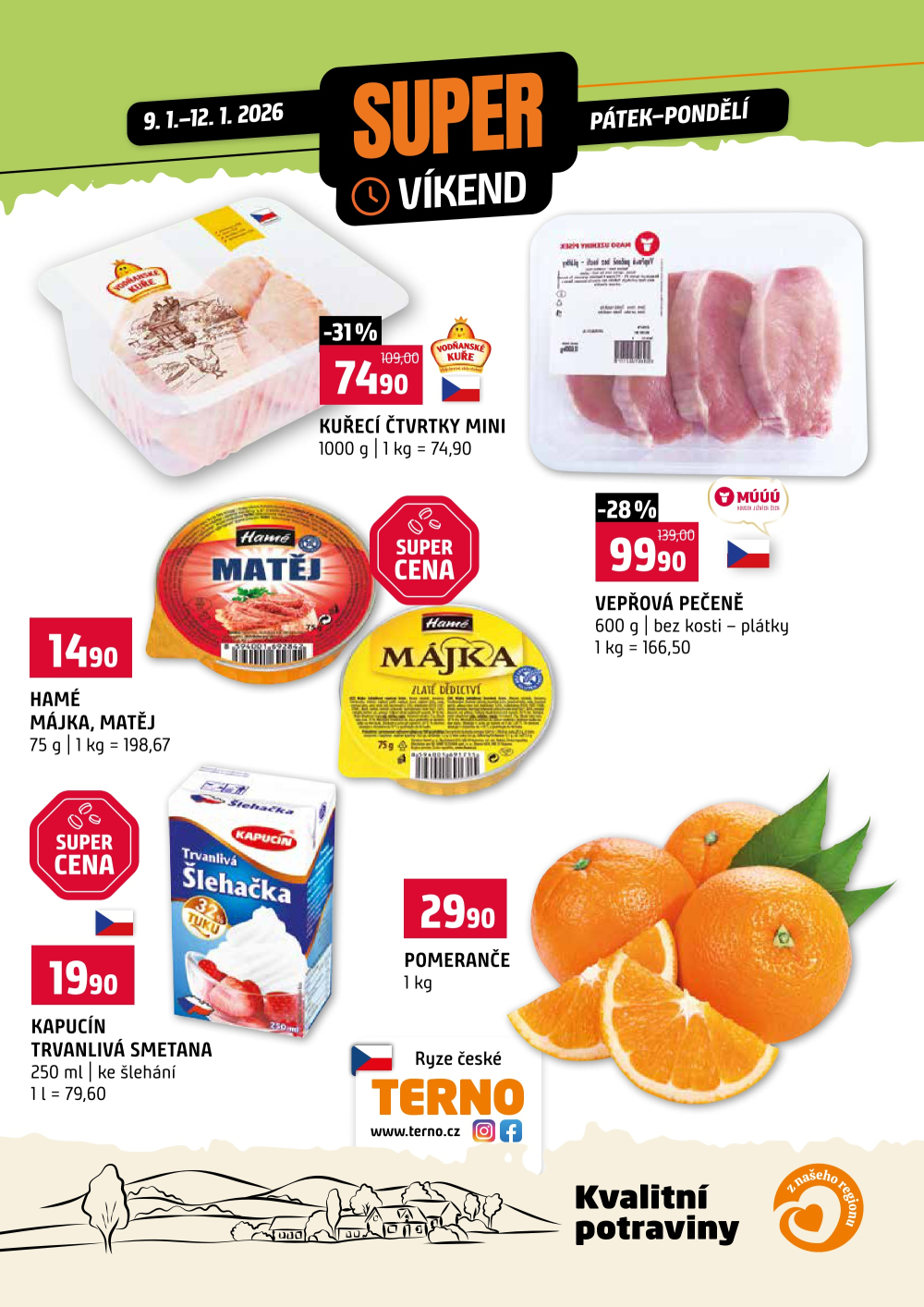 Leták Terno leták - Víkendovka - strana 1