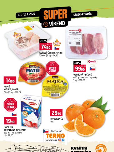 Terno leták - Víkendovka