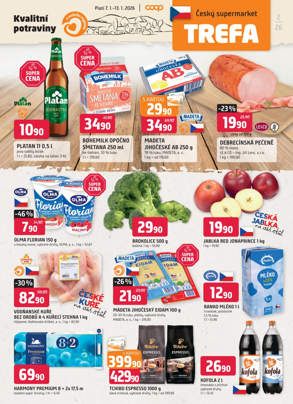 Leták TREFA leták - strana 1