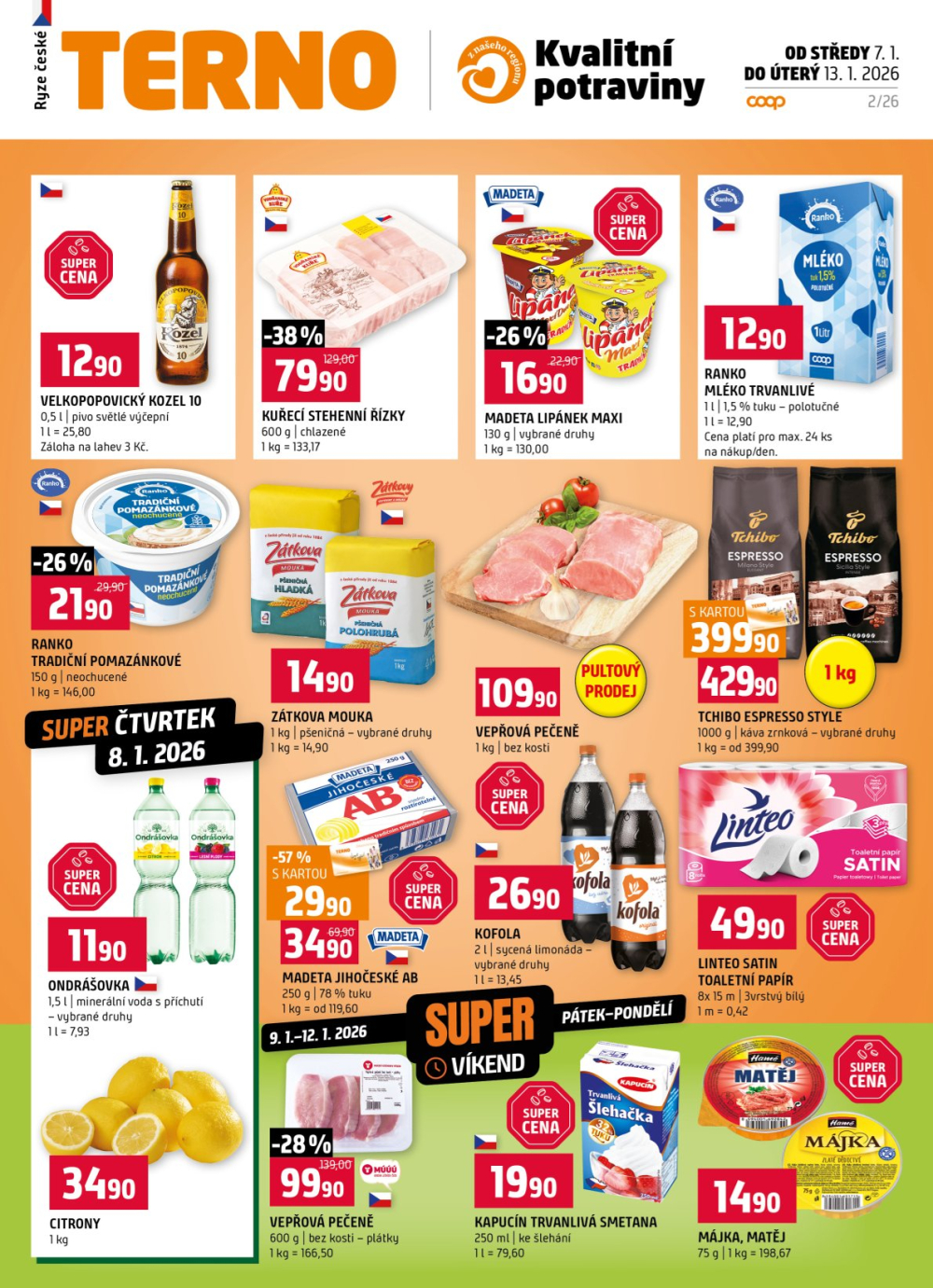 Leták Terno leták - Prachatice - strana 1