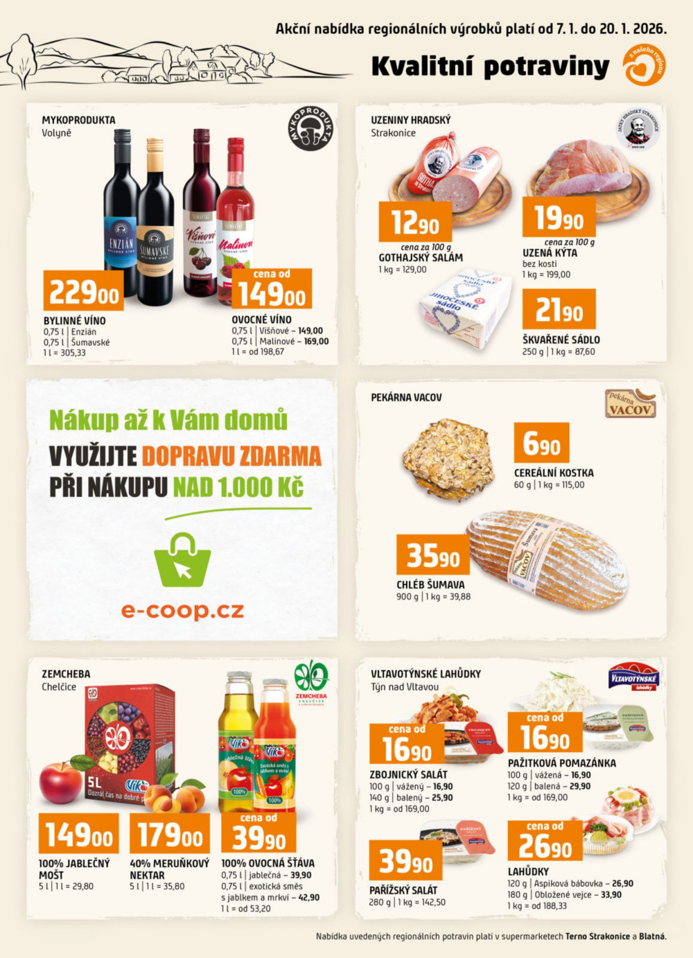 Leták Terno leták - Strakonice, Blatná - strana 16