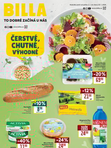 BILLA leták - Zdraví