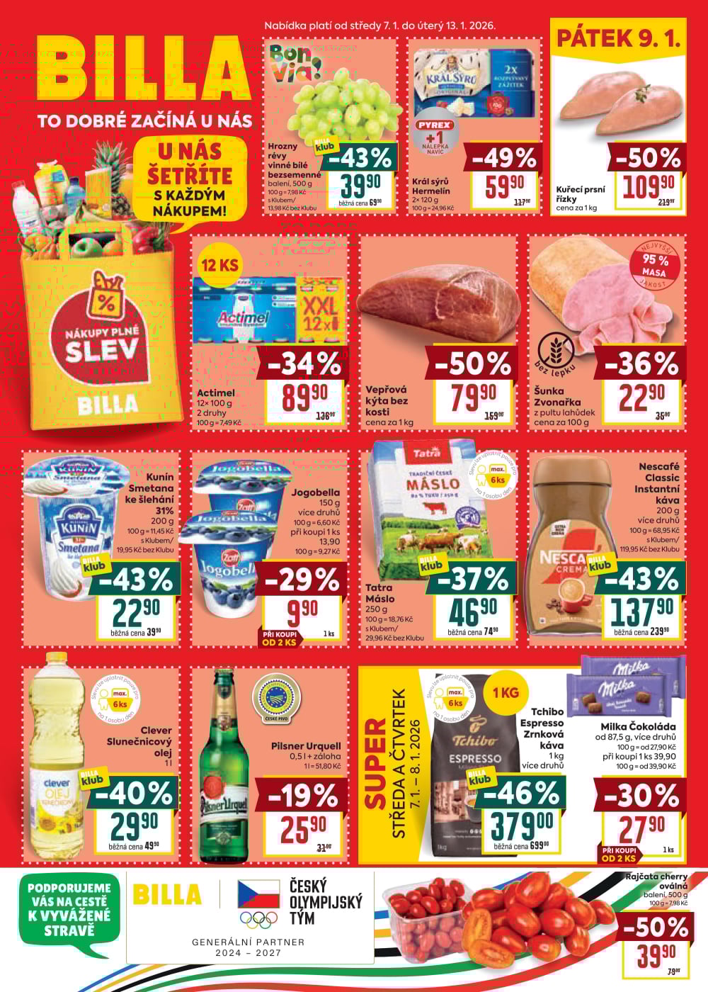 Leták BILLA malý leták - strana 1