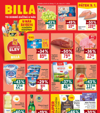 Akční leták BILLA malý 