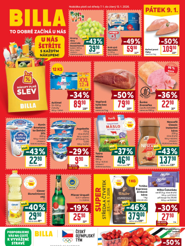 BILLA malý leták