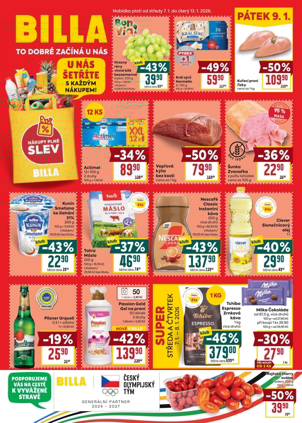 Leták BILLA velký leták - strana 1