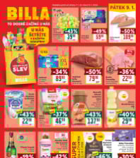 Akční leták BILLA velký 
